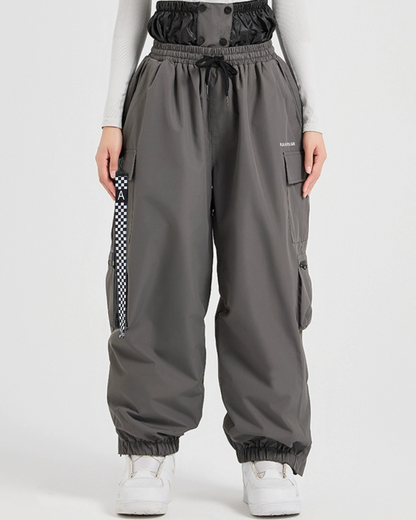 Ski Wear Snowboard Waterproof Cargo Snow Pants -Unisex