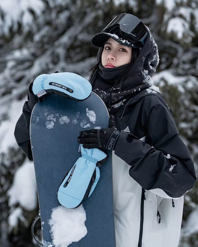 Ski Wear Snowboard Waterproof Dual-Layer Ski Gloves