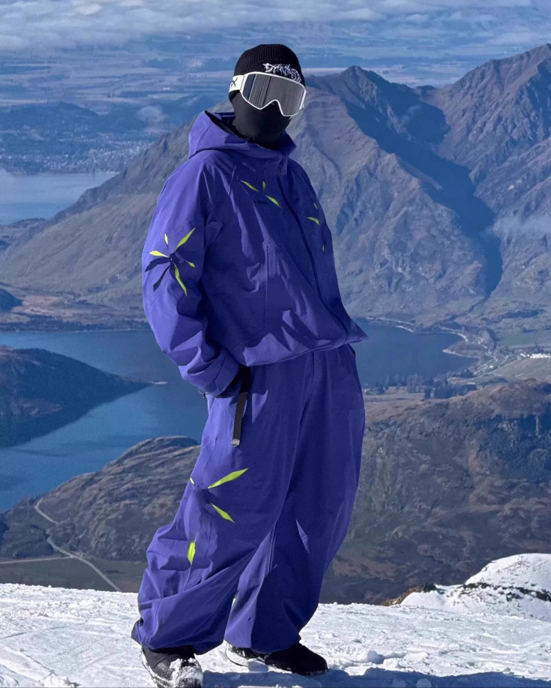 Ski Wear Starry Windproof Waterproof Ski Suit -Unisex