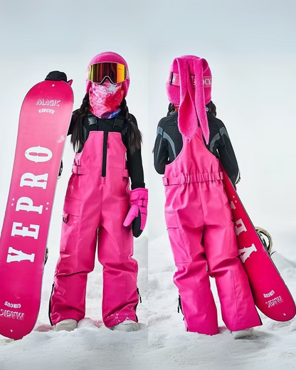 Ski Wear Waterproof Reflective Kids Snow Suit Jacket&amp;Bibs (Single Unit Available)