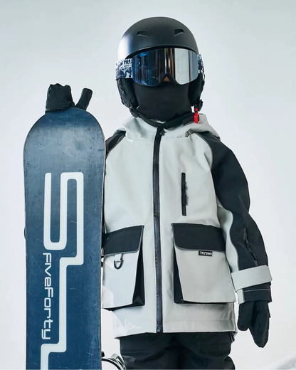 Ski Wear Waterproof Reflective Kids Snow Suit Jacket&amp;Bibs (Single Unit Available)