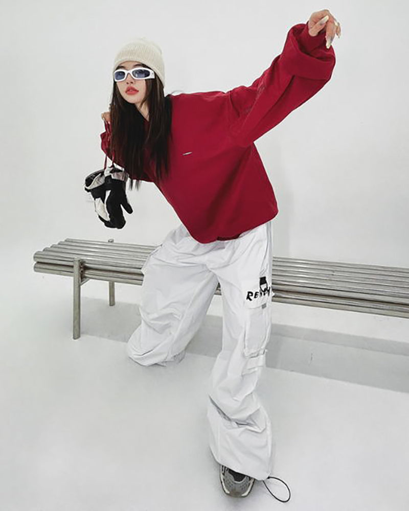 Ski Wear Unisex Thick Baggy Snow Pants