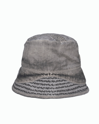 Steam Function Washed Distressed Bucket Hat