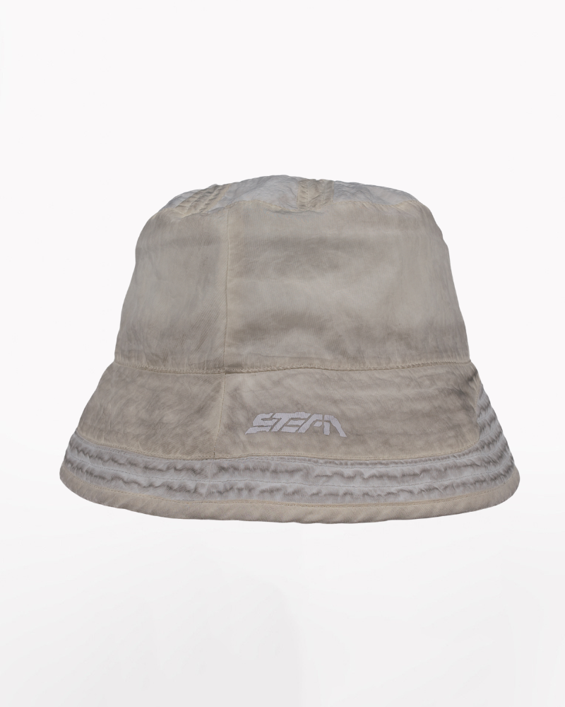 Steam Function Washed Distressed Bucket Hat