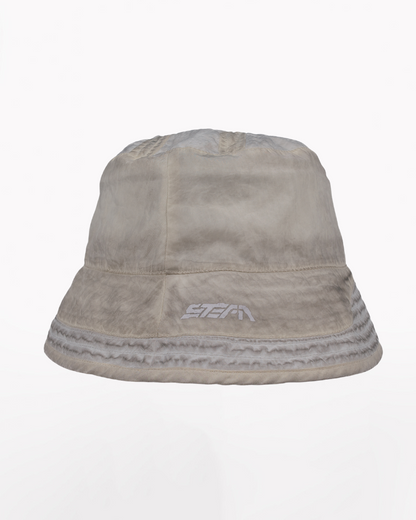Steam Function Washed Distressed Bucket Hat