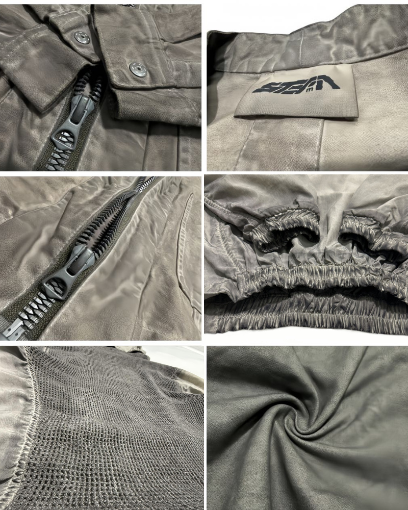 Steampunk Post-Apocalyptic Outdoor Distressed Stand Collar Hoodie