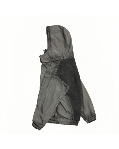 Steampunk Post-Apocalyptic Outdoor Distressed Stand Collar Hoodie