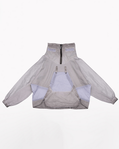 Steampunk Post-Apocalyptic Patchwork Pockets Outdoor Sweatshirt