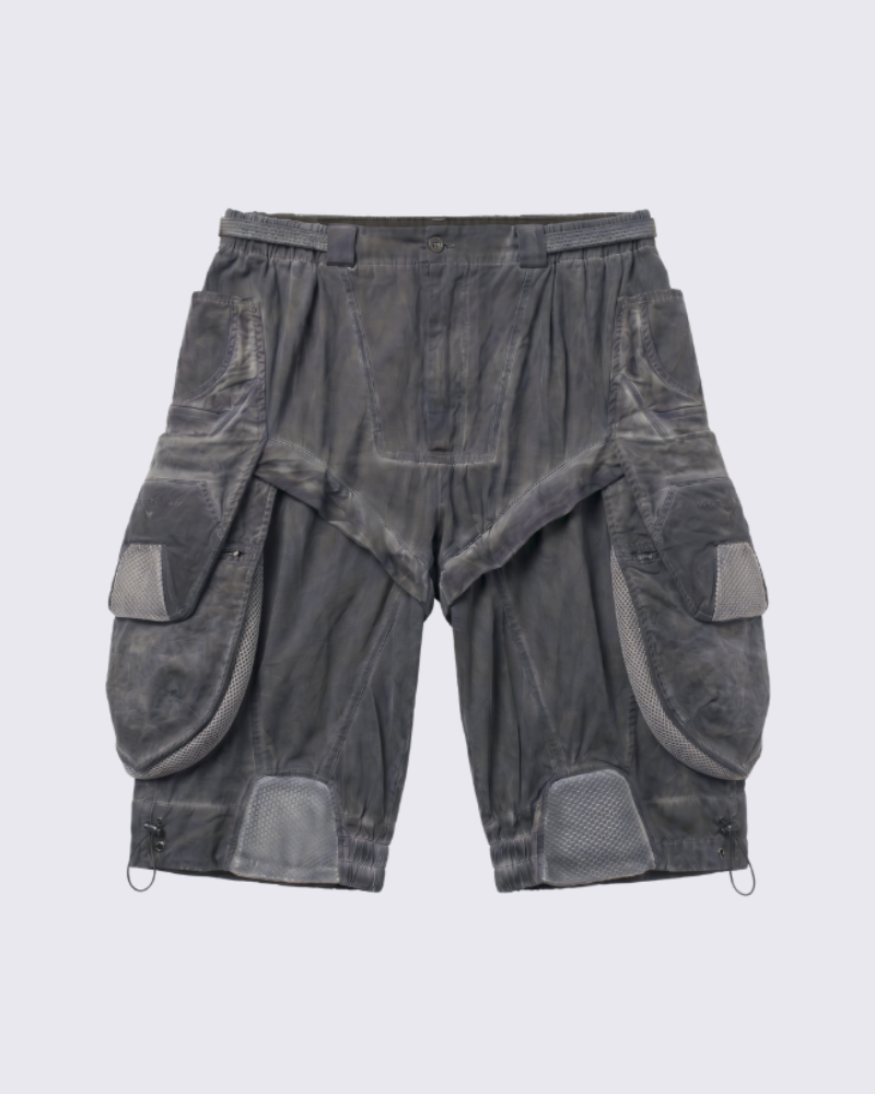 Steampunk Wasteland Disassembled Cargo Shorts
