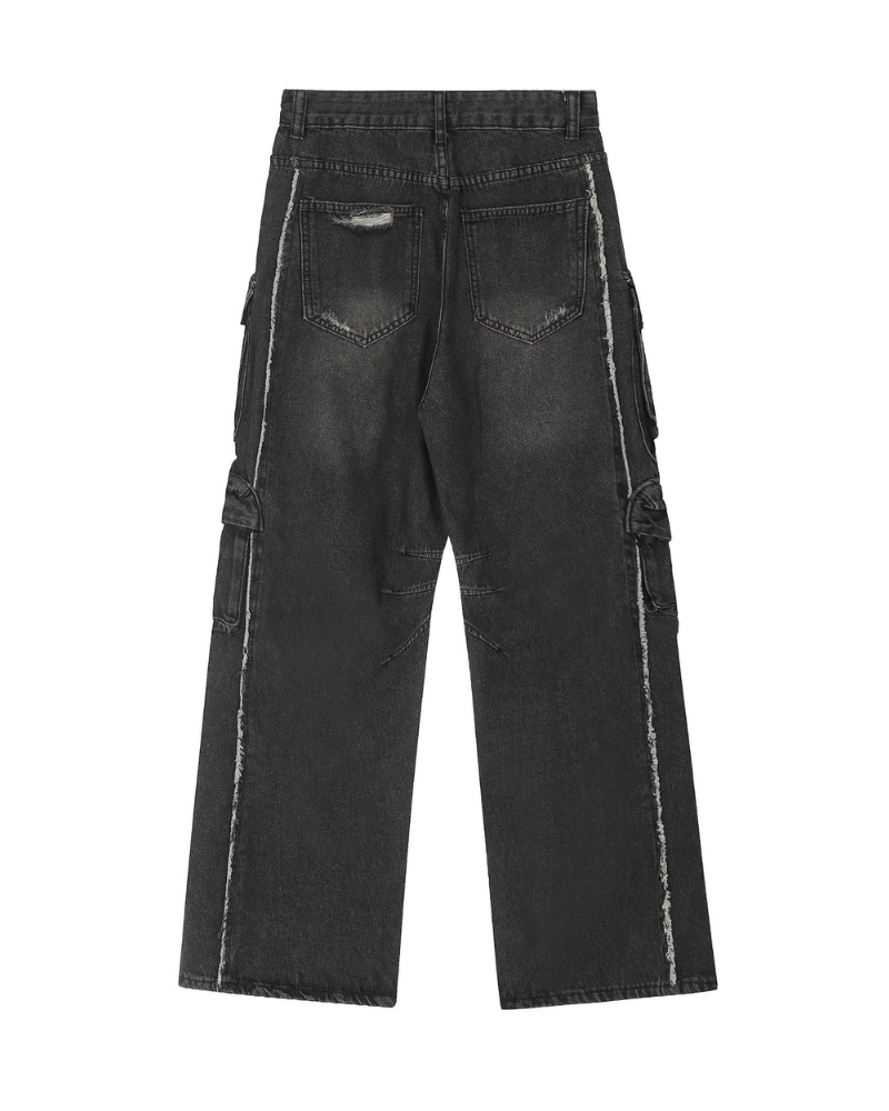 Street Baggy Multi-Pocket Y2K Jeans
