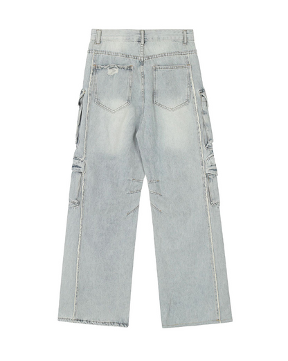Street Baggy Multi-Pocket Y2K Jeans