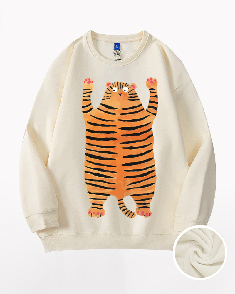 Street Crew Neck Oversized Sweatshirt