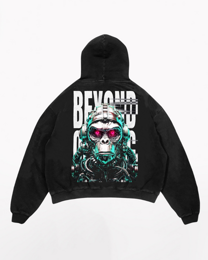 Street Hip-Hop Heavyweight Cotton Printed Hoodie
