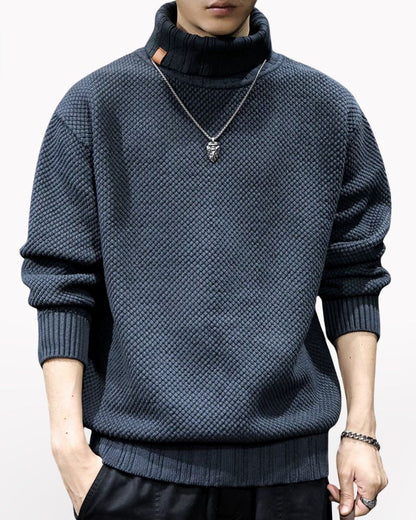 Street Oversize Knit Turtleneck Sweater