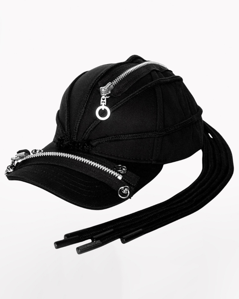 Street Punk Hip-hop Braid Black Cap