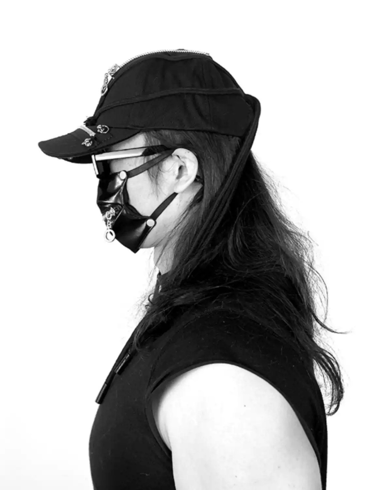 Street Punk Hip-hop Braid Black Cap – Techwear Official