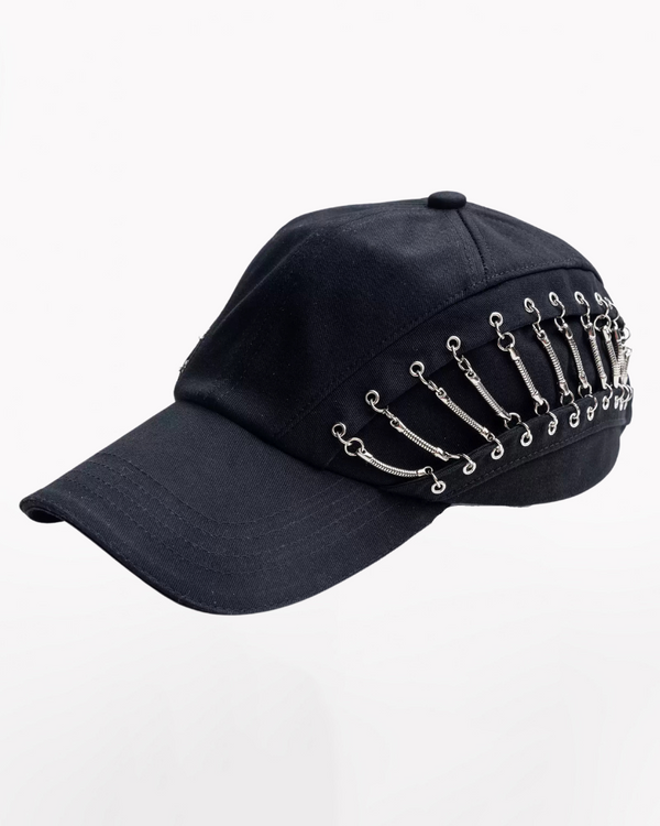 Street Punk Hollow Chain Baseball Cap