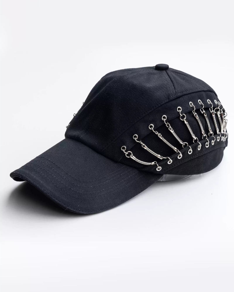 Street Punk Hollow Chain Baseball Cap