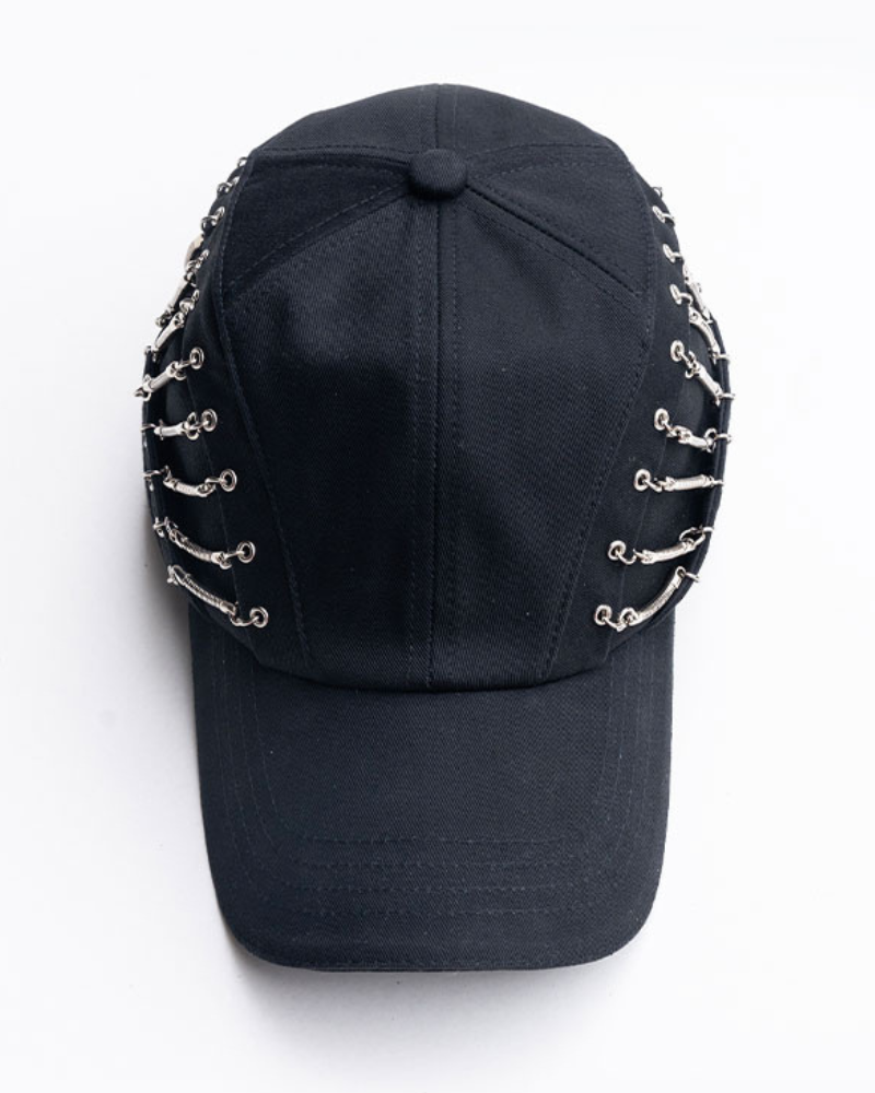 Street Punk Hollow Chain Baseball Cap