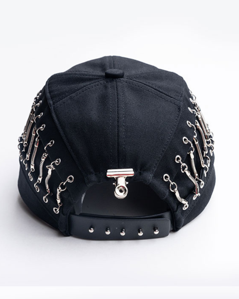 Street Punk Hollow Chain Baseball Cap