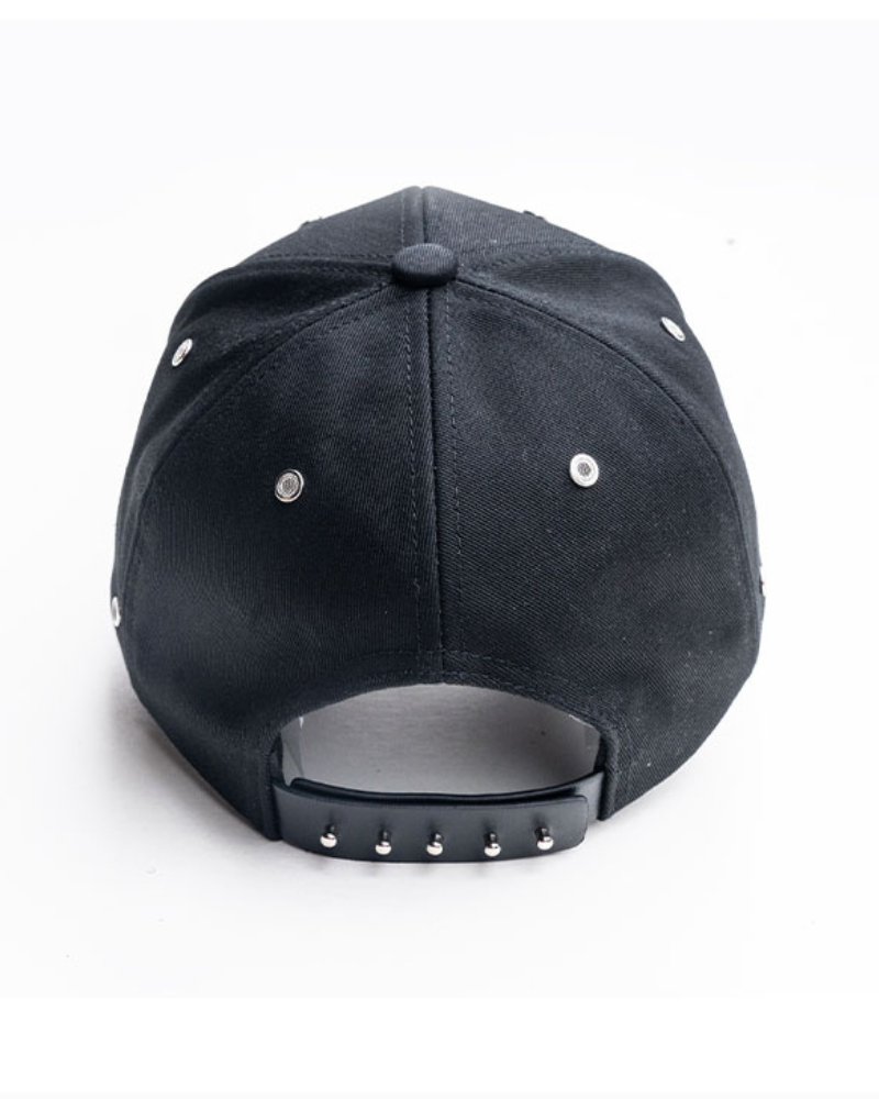 Street Punk Hollow Chain Black Cap