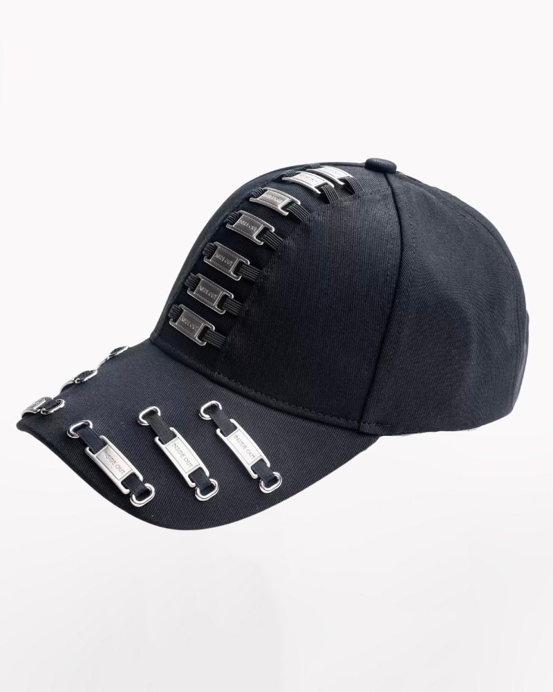 Street Punk Metal Plate Baseball Cap