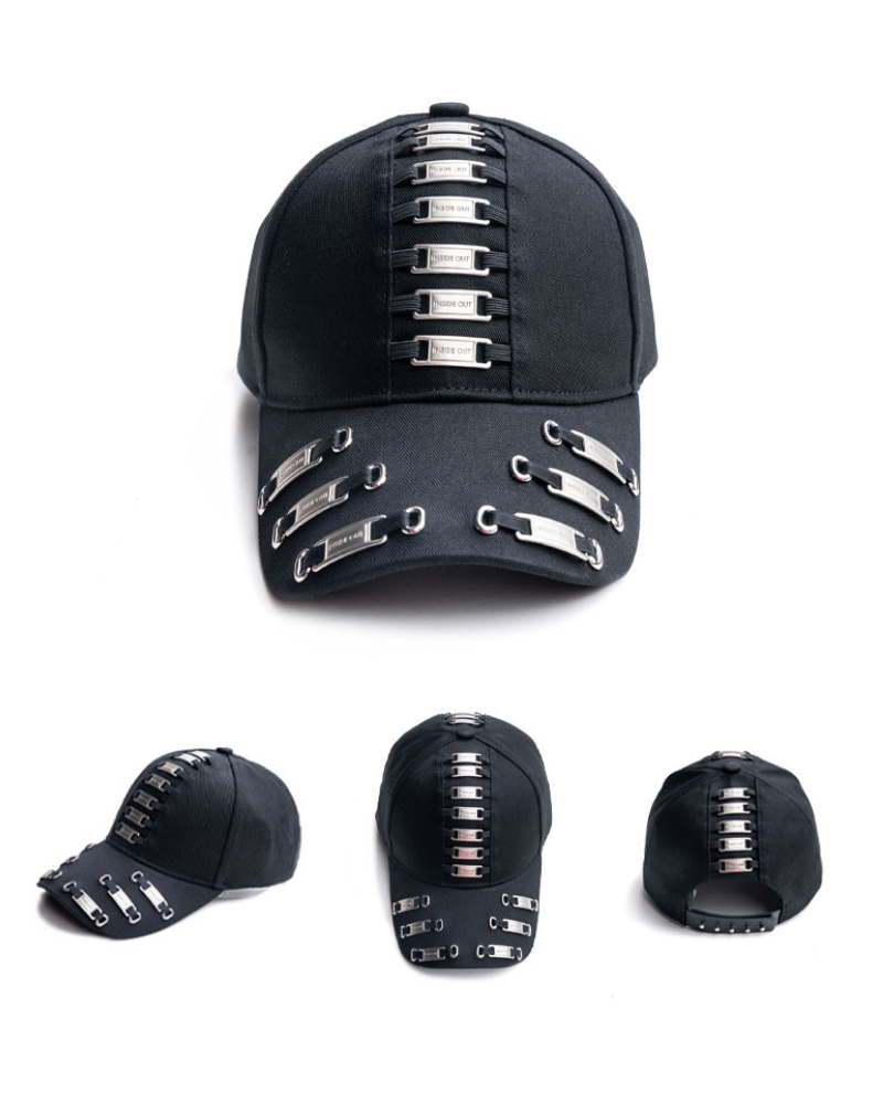 Street Punk Metal Plate Baseball Cap