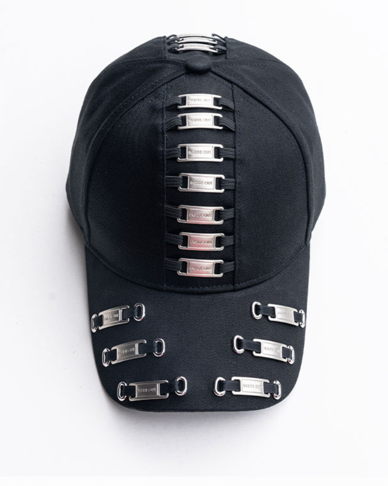 Street Punk Metal Plate Baseball Cap