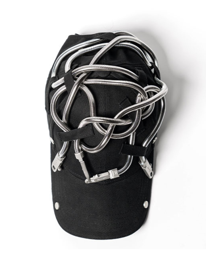 Street Punk Metal Snake Chain Baseball Cap