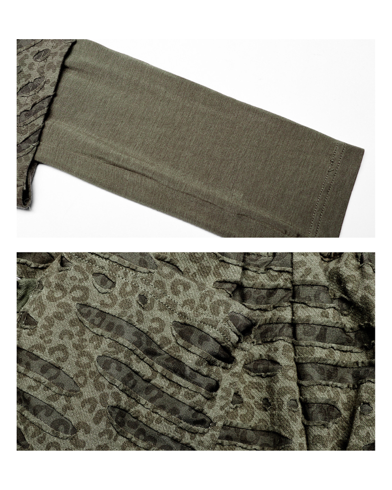 Street Punk Ripped Hakama Pants