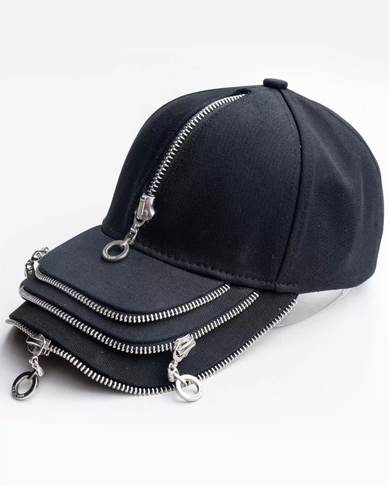 Street Punk High Quality Zipper Cap