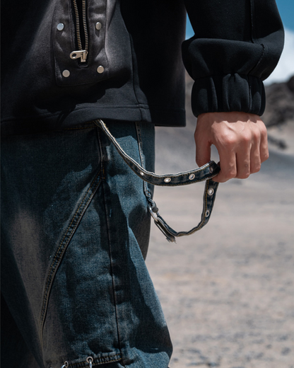 Street Ribbon Straight Y2K Jeans