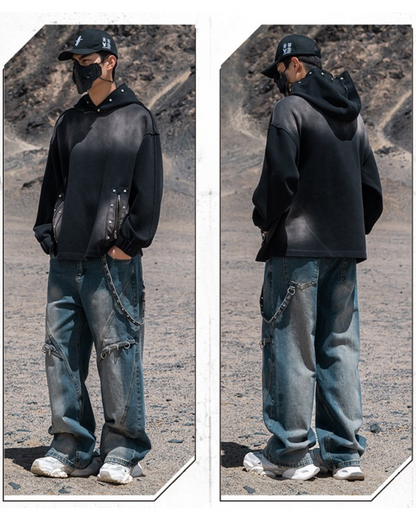 Street Ribbon Straight Y2K Jeans