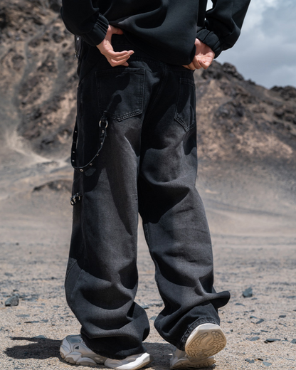 Street Ribbon Straight Y2K Jeans