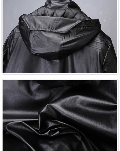 Street Shadowed Vintage Faux-Layer Tech Parka Jacket