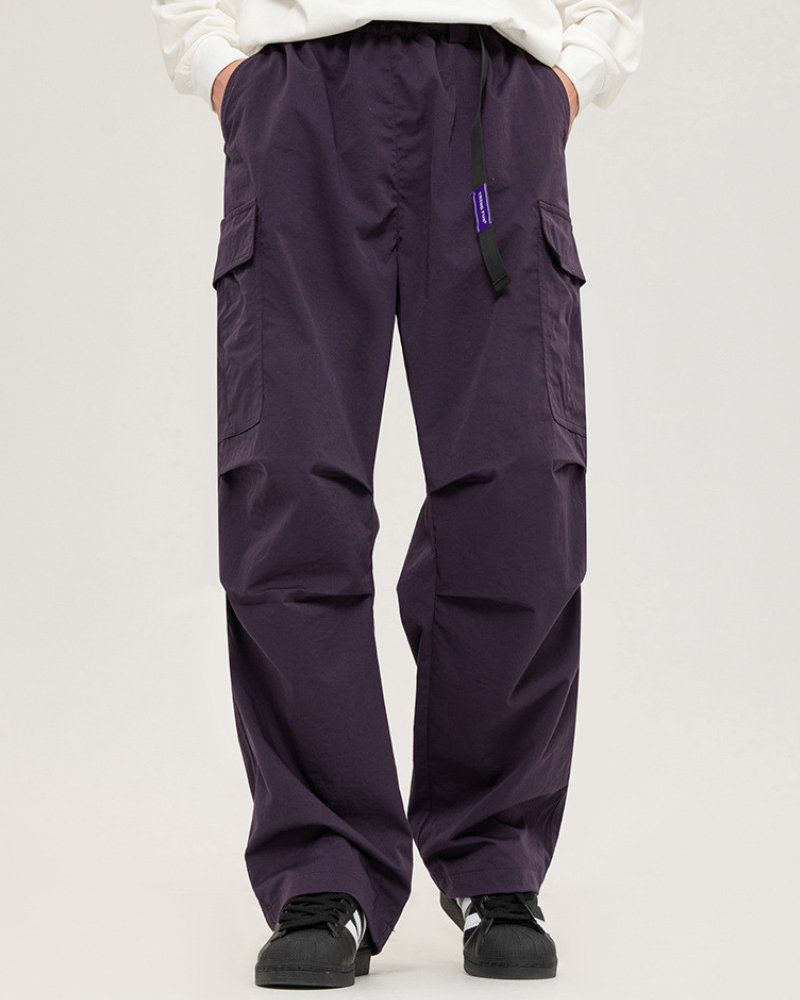 Street Outdoor Unisex Multi-Pocket Straight Cargo Pants