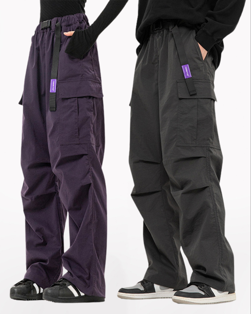 Street Outdoor Unisex Multi-Pocket Straight Cargo Pants