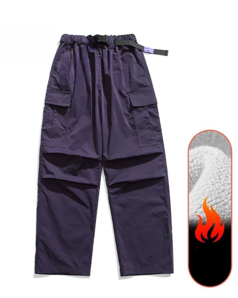 Street Outdoor Unisex Multi-Pocket Straight Cargo Pants