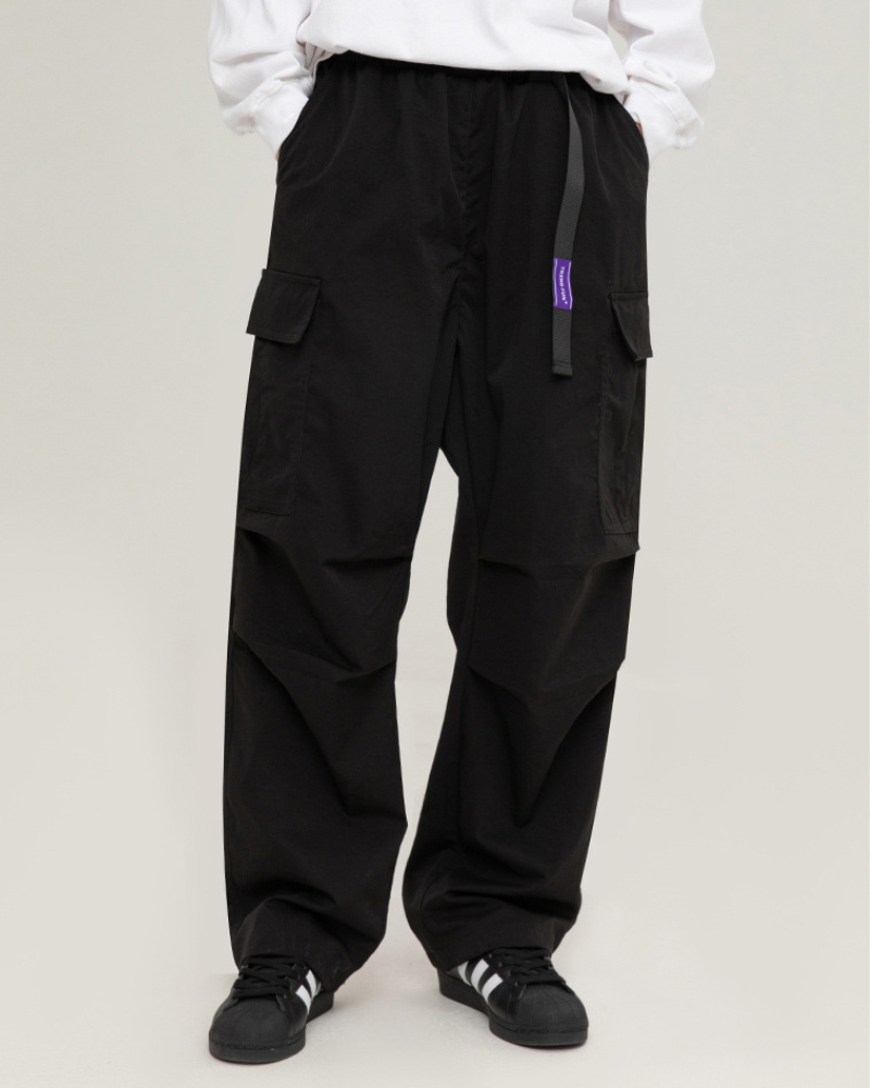 Street Outdoor Unisex Multi-Pocket Straight Cargo Pants