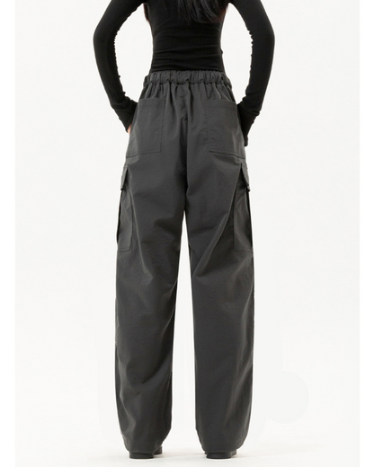 Street Outdoor Unisex Multi-Pocket Straight Cargo Pants