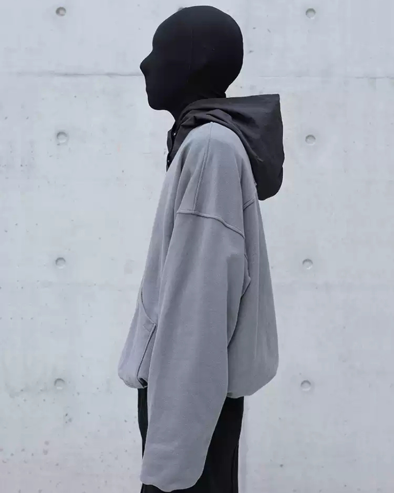 Opium Style Street Y2K Fashion Stitching Hoodie