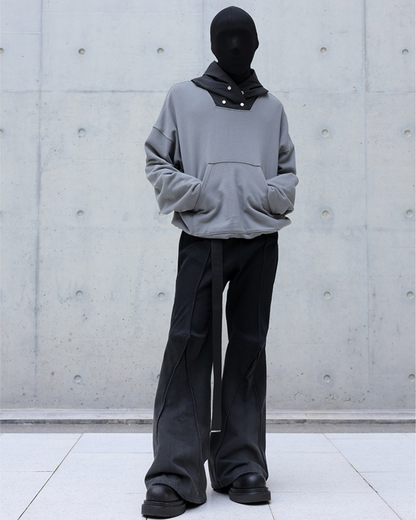 Opium Style Street Y2K Fashion Stitching Hoodie