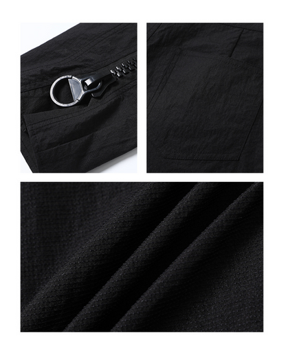 Opium Style Street Y2K Fashion Zipper Flared Pants