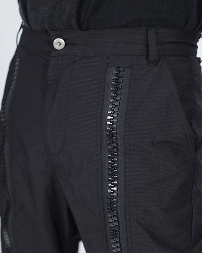 Opium Style Street Y2K Fashion Zipper Flared Pants
