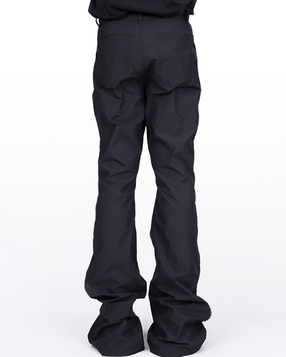 Opium Style Street Y2K Fashion Zipper Flared Pants