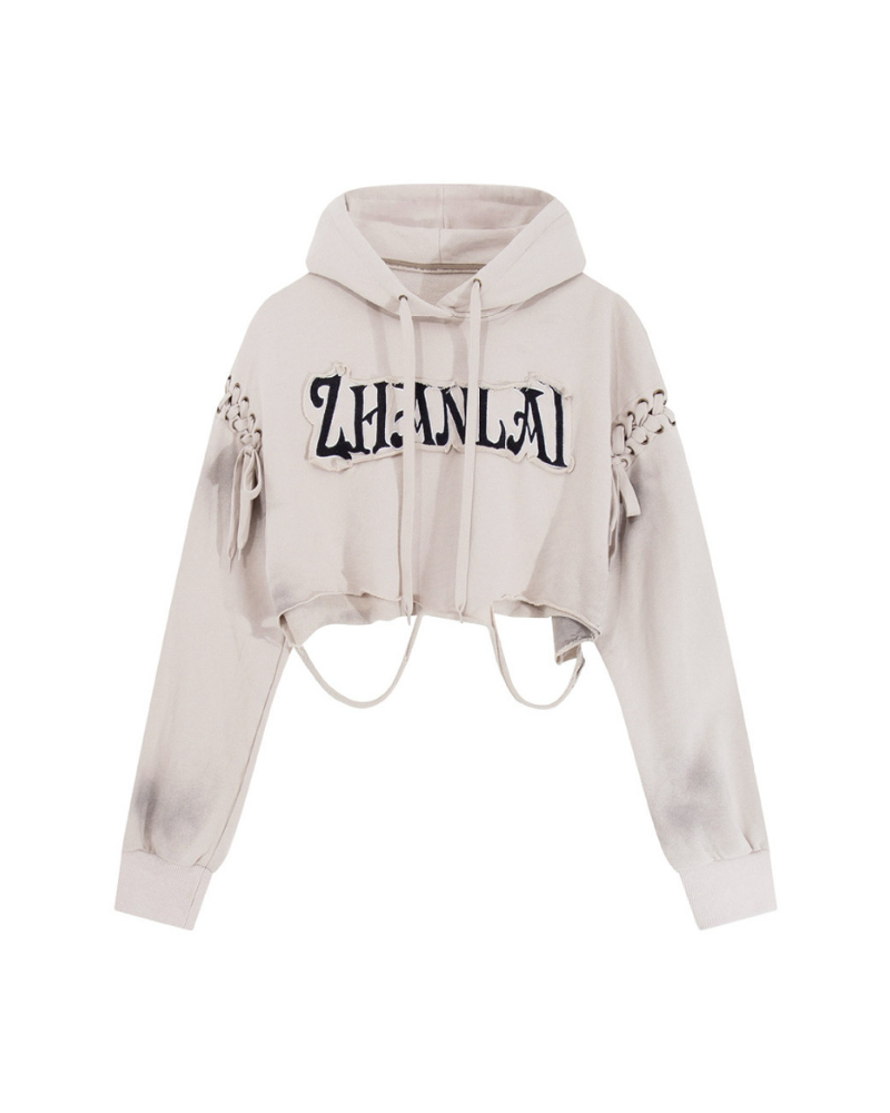 Street Subculture Cat Ear Women’s Cropped Hoodie