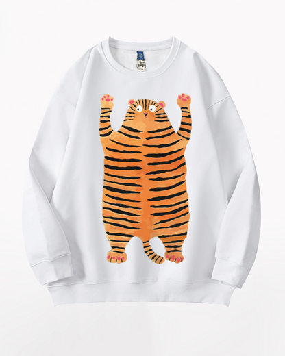 Street Crew Neck Oversized Sweatshirt