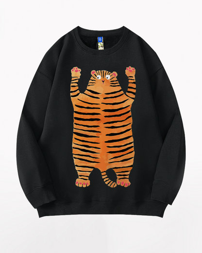 Street Crew Neck Oversized Sweatshirt