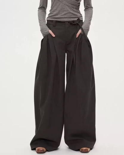 Street Pleated Pocket Women&