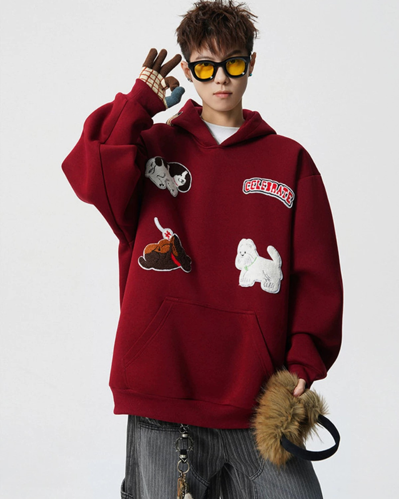 Streetwear Cartoon Graffiti Hoodie